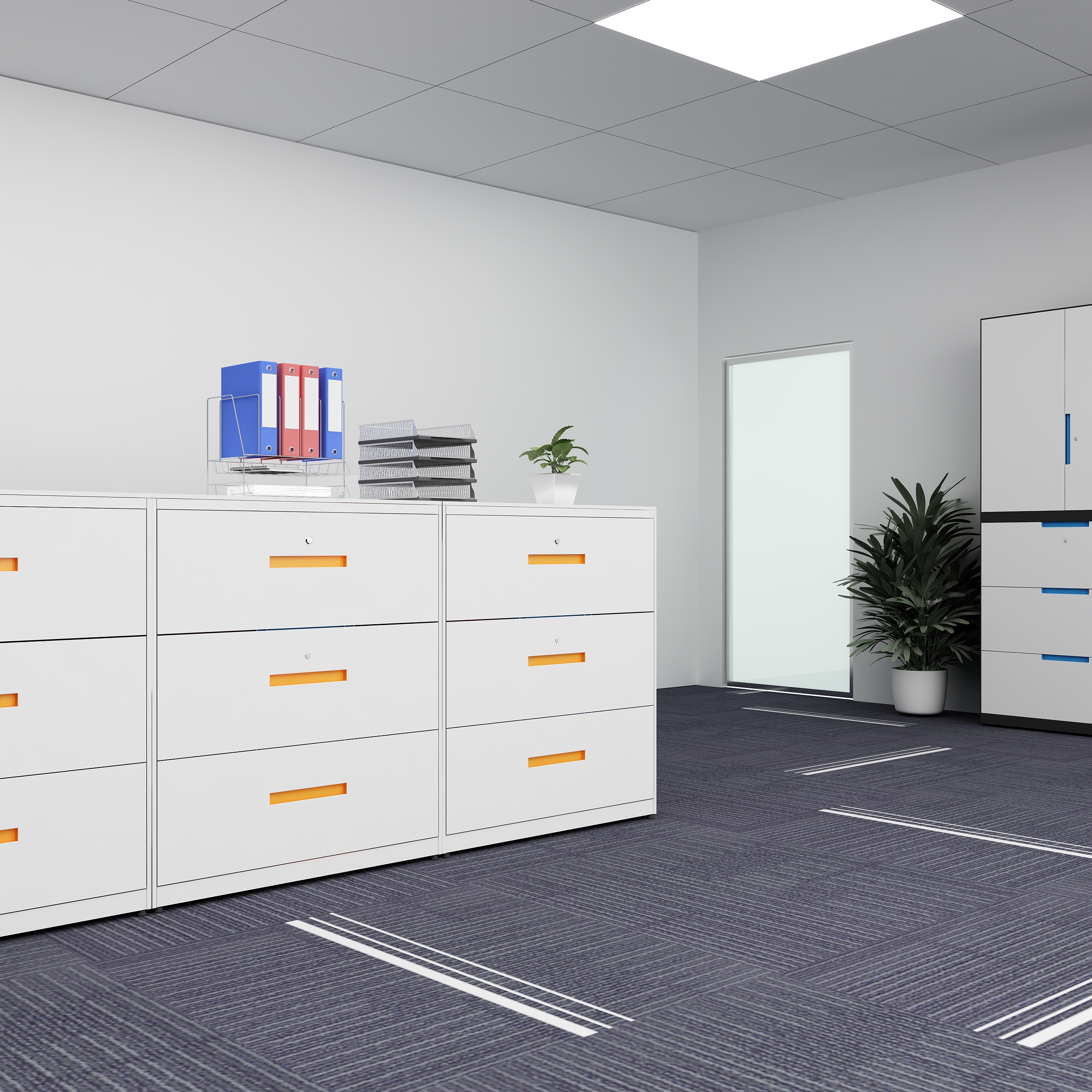 Lateral filing cabinet