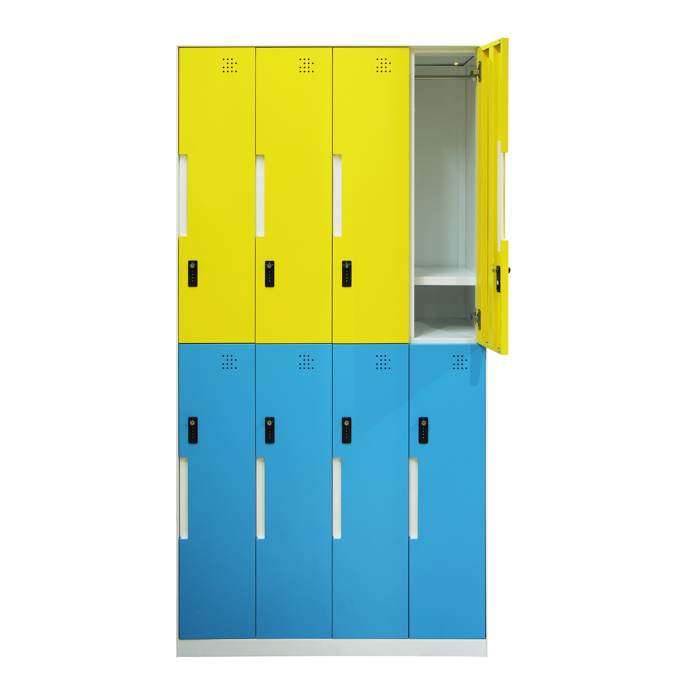 Metal Storage Locker with 8 Doors