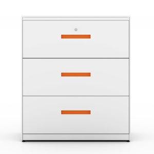 Fireproof 3-drawer Metal Lateral Filing Cabinet 