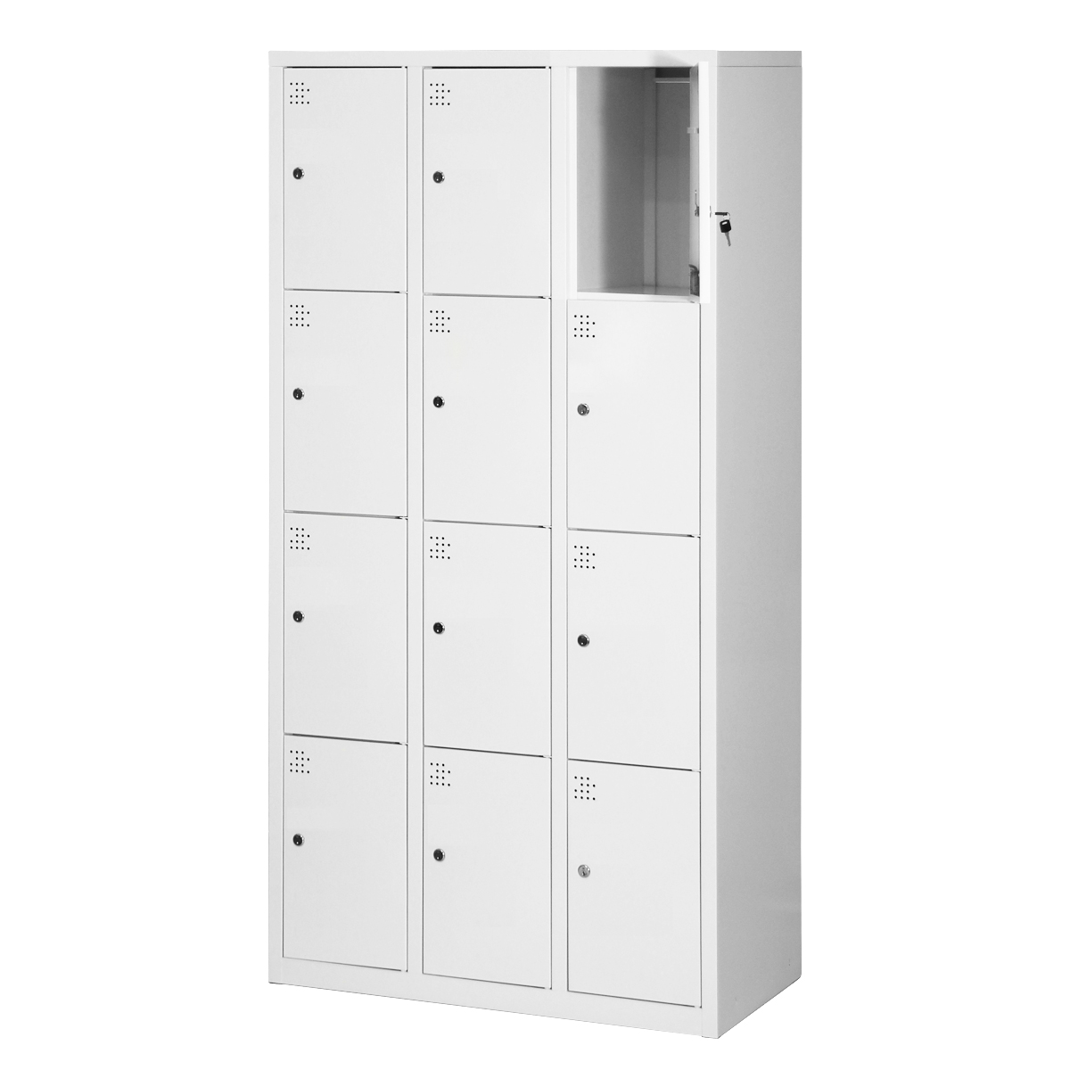 12-Door Storage Cabinet for School Efficient Organization