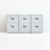 High-quality Metal 2-drawers Vertical cabinet 