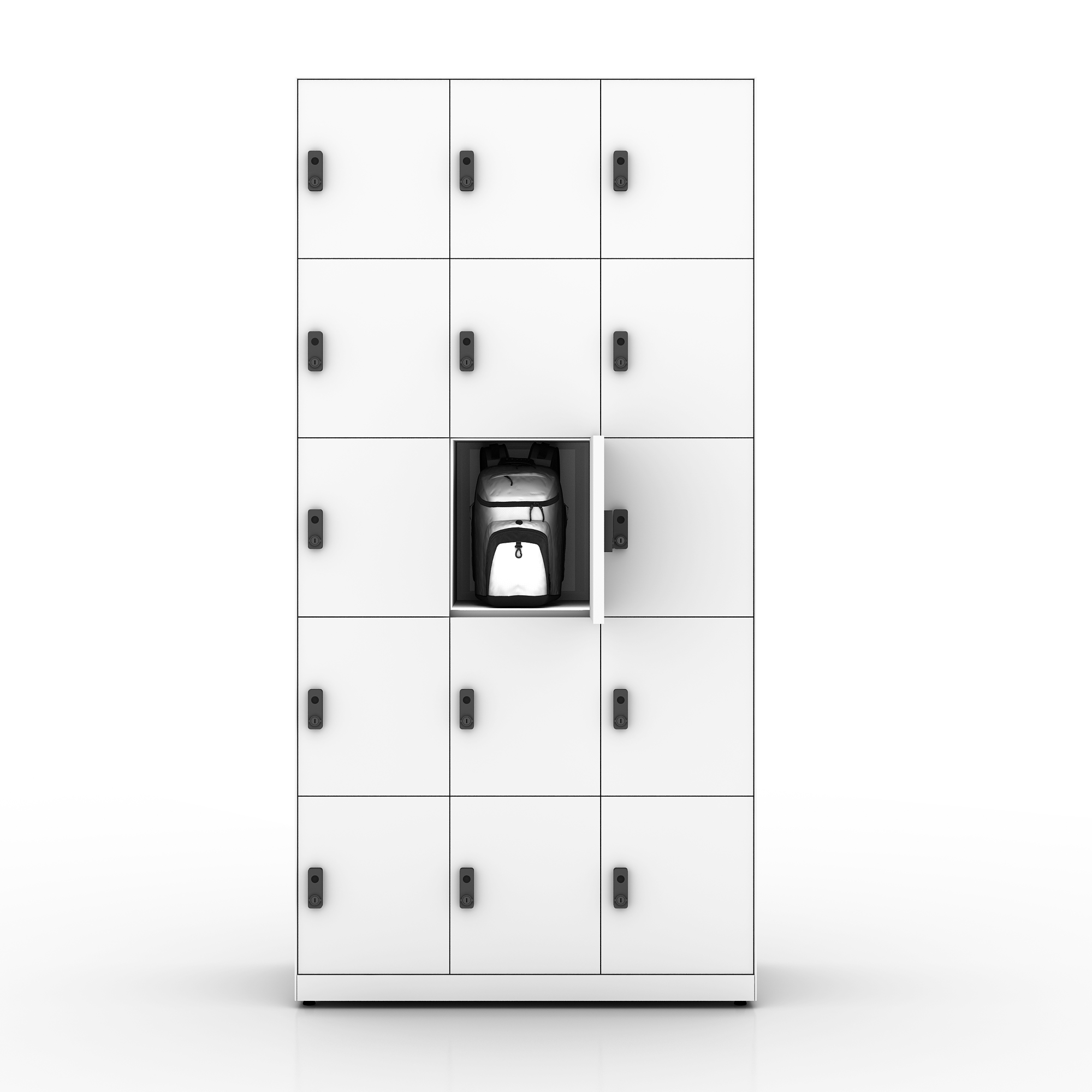 15 -door Metal Elegant Locker with Code Lock