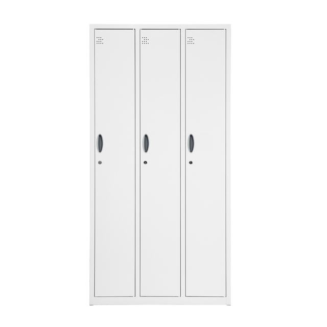 Athletic Metal 3 doors wardrobe with Ventilation Holes 