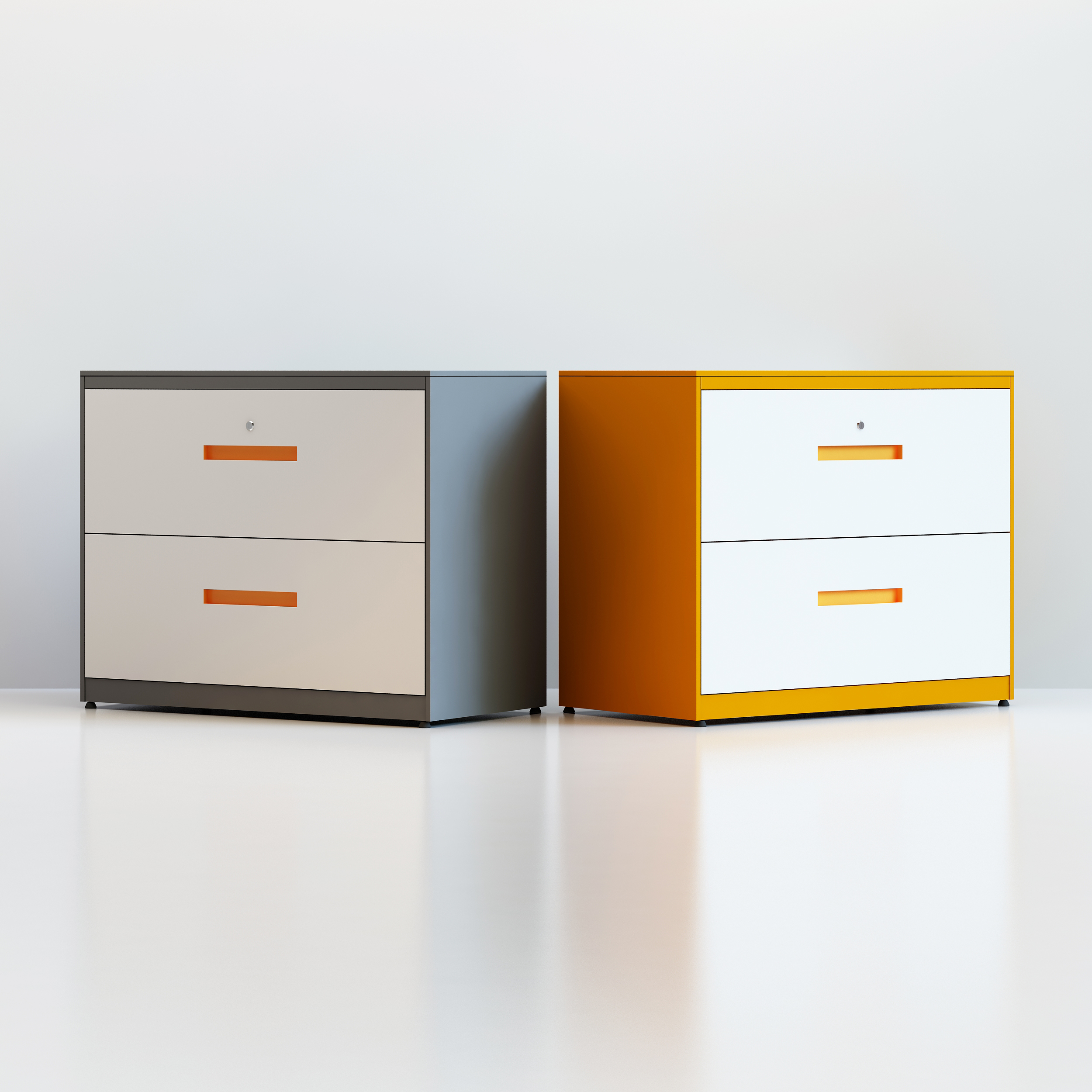 Lateral filing cabinet