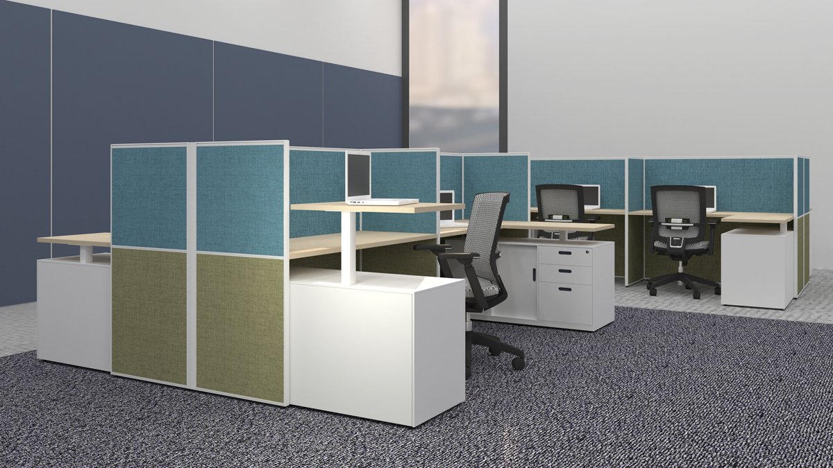 Office Workstation Partitions Cubicles 