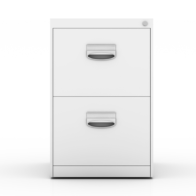 High-quality Metal 2-drawers Vertical cabinet 
