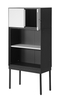 Metal Storage Cabinet with Stand,upper Swing Door Cabinet ,base Open Cabinet 