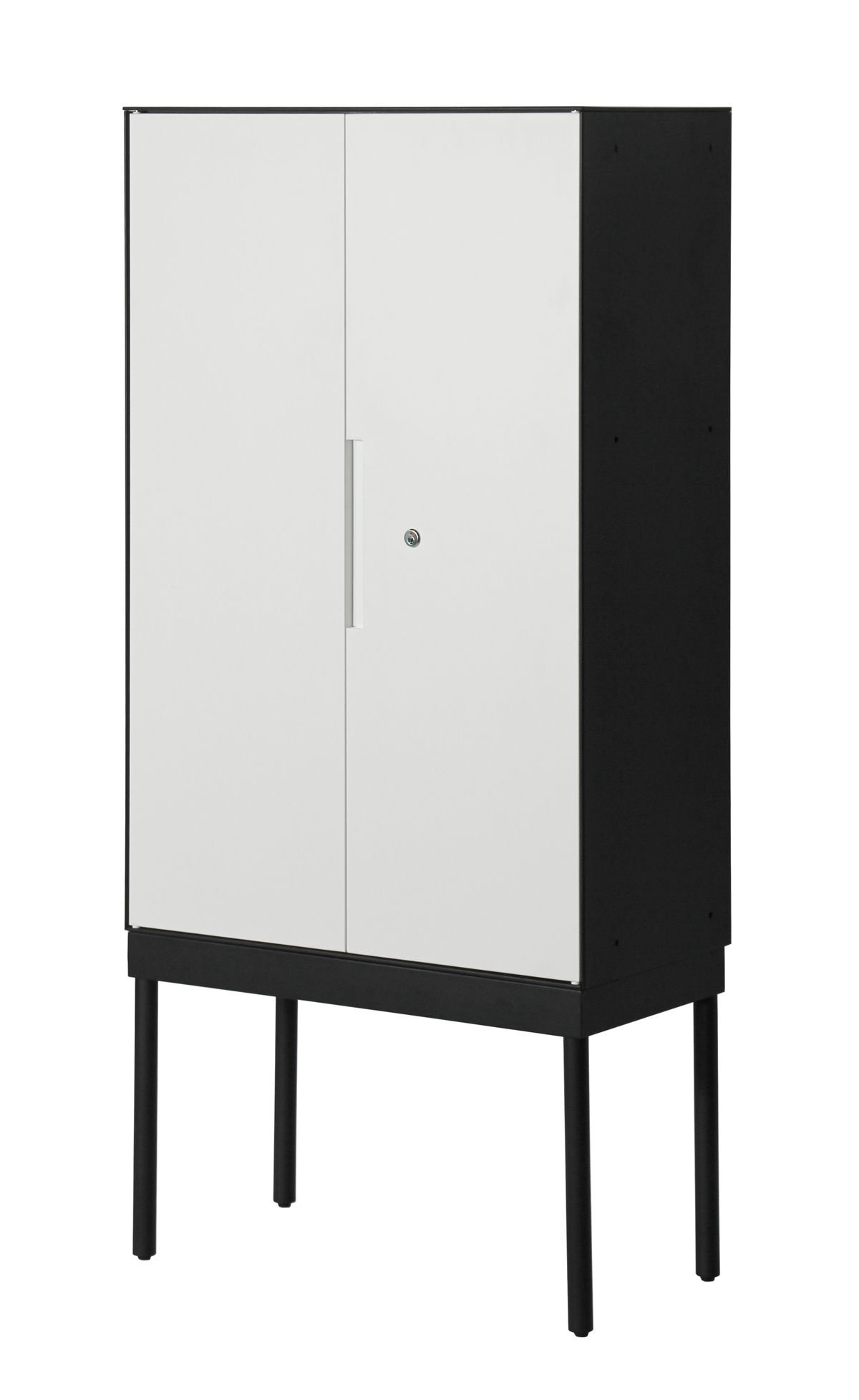 5mm Thin Edge Knock Down Metal Storage Cabinet with Swing Door 
