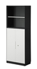 Metal Combination Cabinet Upper Open Door Bottom Swing Door 