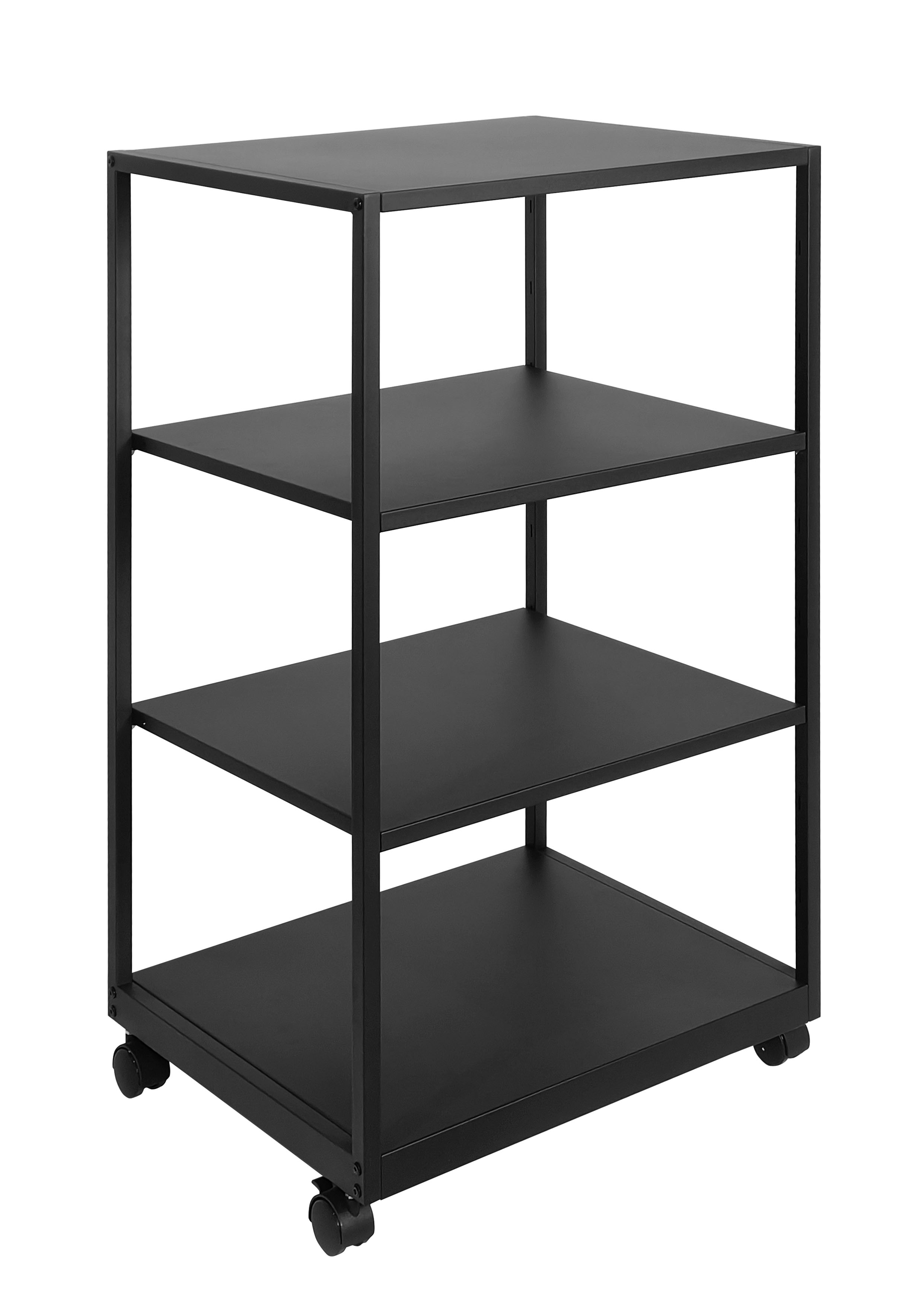 Modern Multi-Layer Mobile Storage Printer Rack with Castors