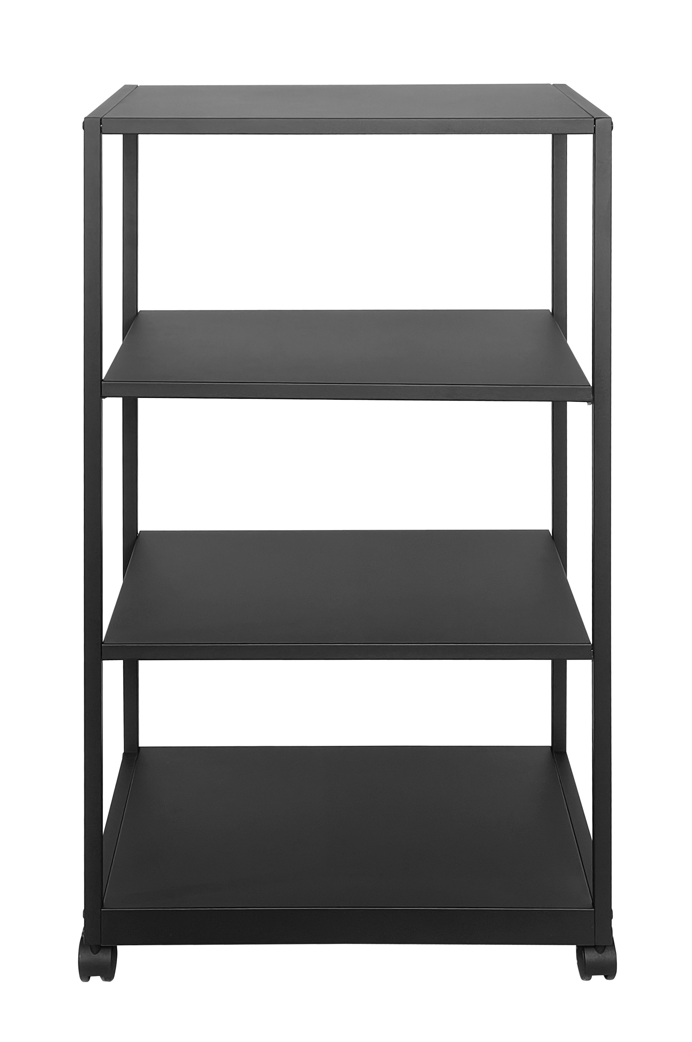 Modern Multi-Layer Mobile Storage Printer Rack with Castors