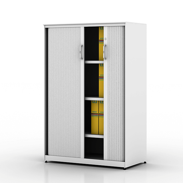 Tambour Door Storage Filing Cabinet