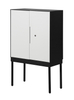 Simple Metal Swing Door Filing Cabinet with Stand 