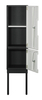 5mm Thin Edge Knockdown Metal 2 Door Locker with Stand