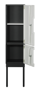 5mm Thin Edge Knockdown Metal 2 Door Locker with Stand