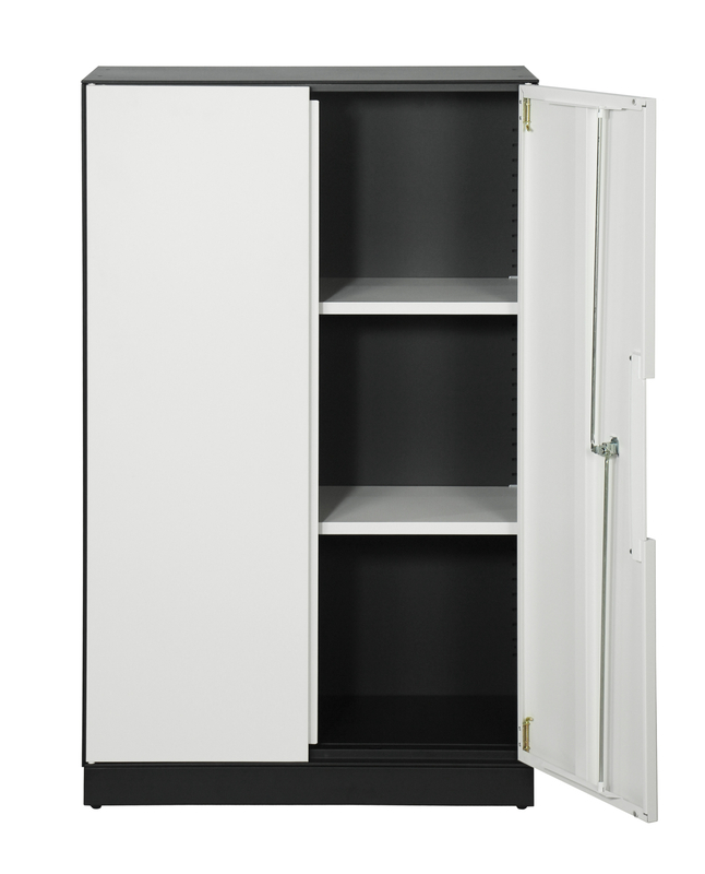 5mm Thin Edge Knock Down Metal Storage Cabinet with Swing Door 