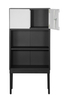 Metal Storage Cabinet with Stand,upper Swing Door Cabinet ,base Open Cabinet 