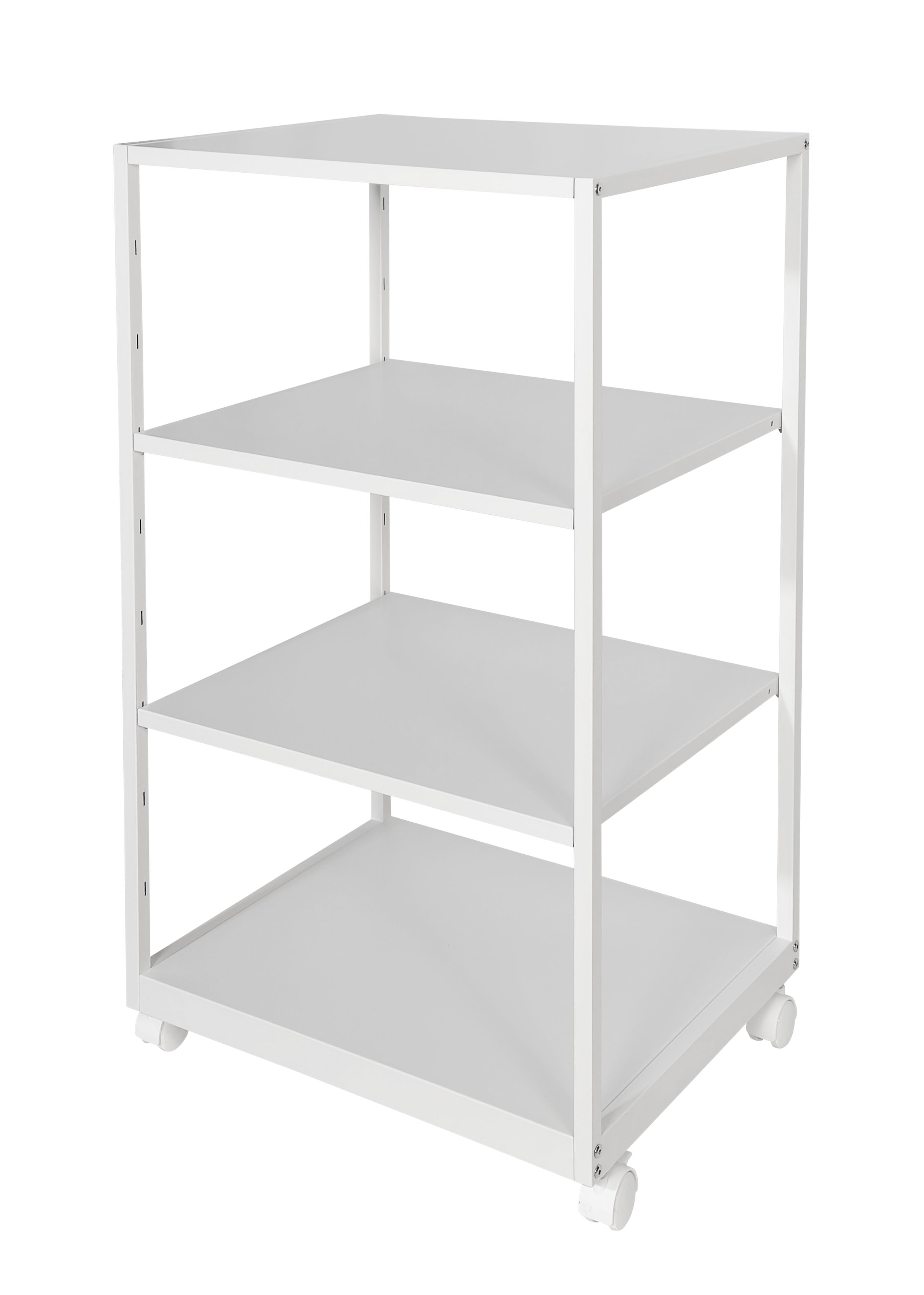 Modern Multi-Layer Mobile Storage Printer Rack with Castors