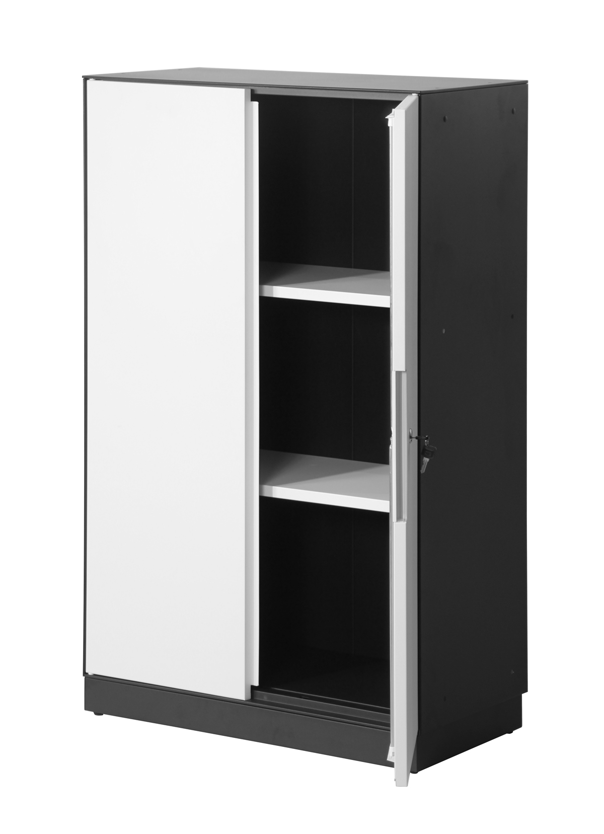 5mm Thin Edge Knock Down Metal Storage Cabinet with Swing Door 