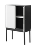 Simple Metal Swing Door Filing Cabinet with Stand 