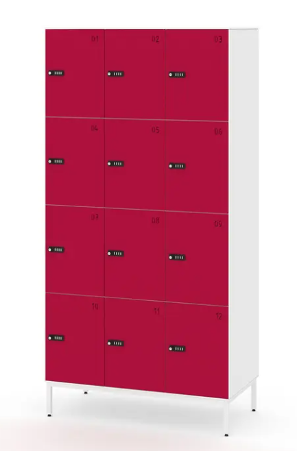 Steel 12D Locker with Stand Foot.png