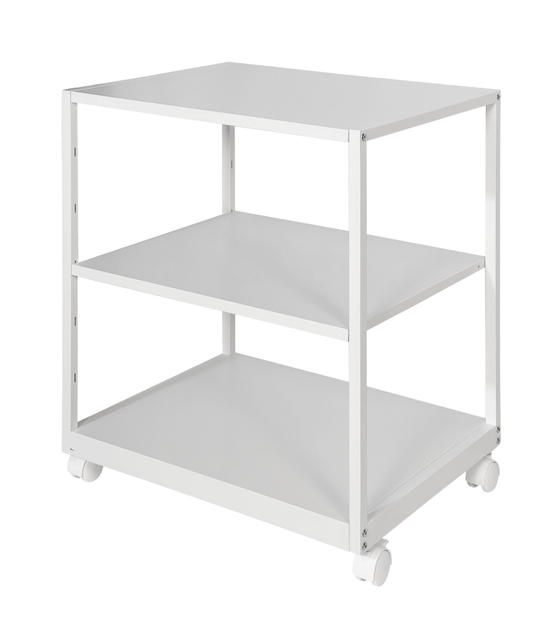 Modern Multi-Layer Mobile Storage Printer Rack with Castors